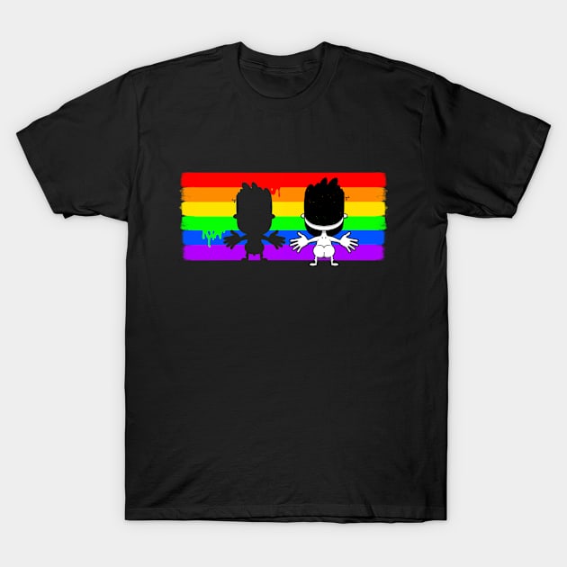 Pocket Gay Bum Pride T-Shirt by LoveBurty